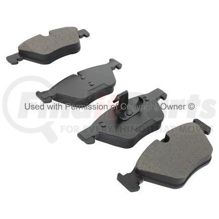 1003-1061AM by MPA ELECTRICAL - Quality-Built Black Series Semi-Metallic Brake Pads w/ Hardware