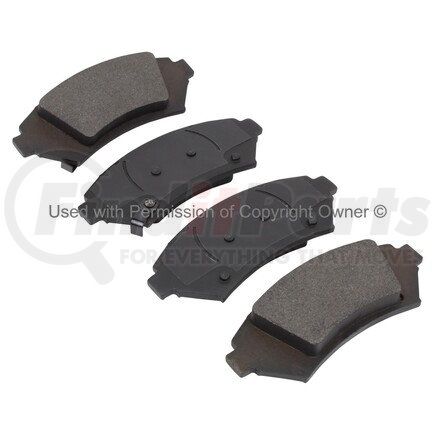 1003-1076M by MPA ELECTRICAL - Quality-Built Black Series Semi-Metallic Brake Pads w/ Hardware