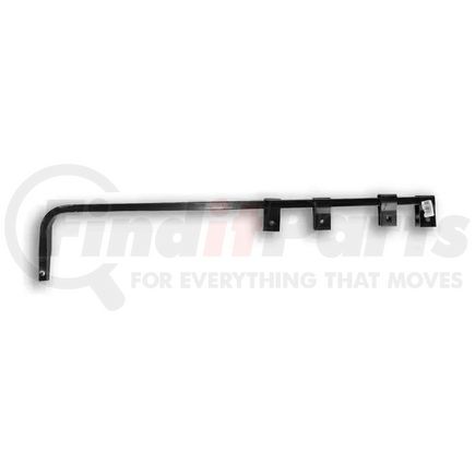 031-00125 by FLEET ENGINEERS - Mud Flap Bracket - Right Angle, No Coil, Straight Bar Type, Black