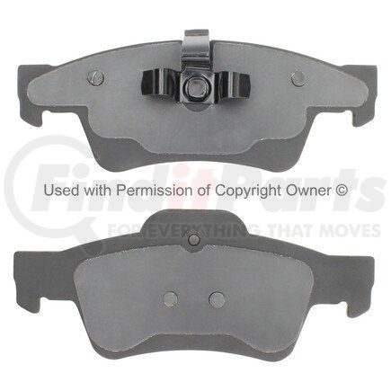 1001-0736M by MPA ELECTRICAL - Quality-Built Premium Semi-Metallic Brake Pads w/ Hardware