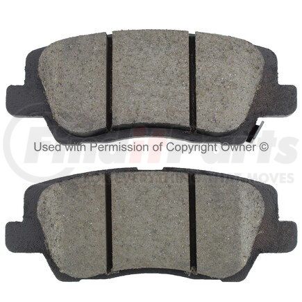 1003-1839C by MPA ELECTRICAL - Quality-Built Disc Brake Pad Set - Black Series, Ceramic, with Hardware