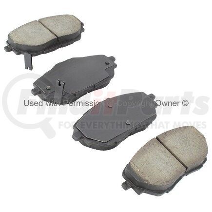 1003-2065C by MPA ELECTRICAL - Quality-Built Black Series Ceramic Brake Pads w/ Hardware