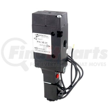 VE-31 by APSCO - Air Control Valve - Solenoid Valve, 3-Way, 2-Position, High Flow