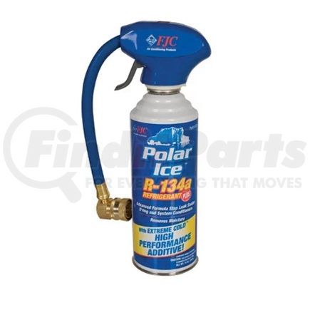 533 by FJC, INC. - Polar Ice™ R-134a Refrigerant - with Extreme Cold™ High Performance Synthetic Booster, 14 Oz.
