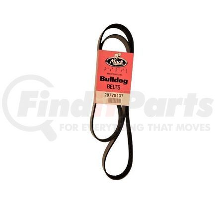 20779137 by MACK - Accessory Drive Belt - Serpentine V-Belt, 67.71" Length, 1.36" Width, 10 Ribs