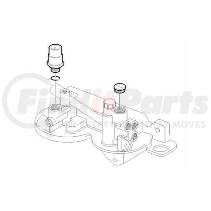 22035807 by MACK - Headlight                     Housing Assembly