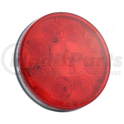 7376-53252 by MACK - Brake/Tail/Turn Signal Light - 4", 10-Diode Pattern, LED, Round, Red