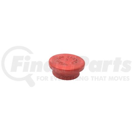 7843-3595990 by MACK - Axle Hub Cap Vent Plug - Large, Red, Rubber, with 1-1/8 in. Hole