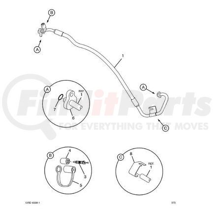 20813058 by MACK - Transmission                     Vent Hose