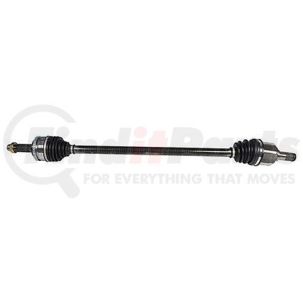 NCV75026 by GSP AUTO PARTS NORTH AMERICA INC - CV Axle - Front Right, 37.13 in. Length, 27 Spline, Neoprene Boot, ABS Ring, Hex Nut