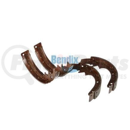 E11704620 by BENDIX - Formula Blue™ HD Riveted Brake Shoes - Rear, 11 in. x 2 in. Brake Drum Diameter