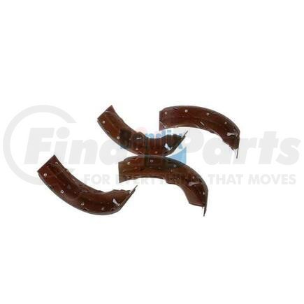 E11706830 by BENDIX - Formula Blue™ HD Riveted Brake Shoes - Front or Rear, 1468-S683 (FMSI), 320 mm x 75 mm Brake Drum Diameter