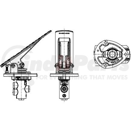 06-466-118 by MICO - Air Brake Spring Brake Modulating Valve - Pedal Modulating Valve