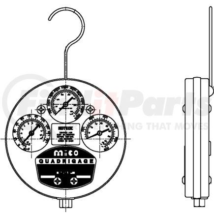 03-740-023 by MICO - Multi-Purpose Gauge - Quadrigage