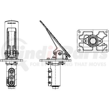 06-460-384 by MICO - PEDAL MODULATING VALVE