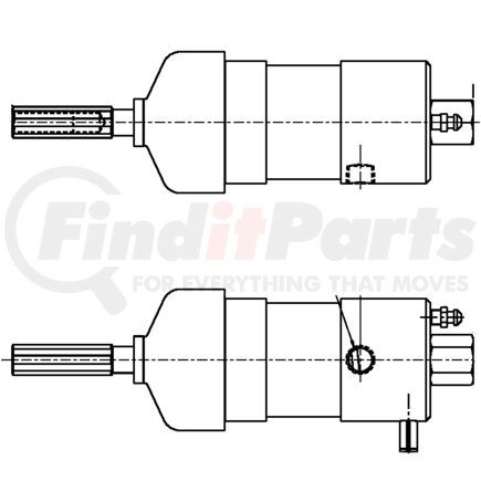 12-460-188 by MICO - Actuator Only - Hydraulic Oil Type, 1.25" Bore