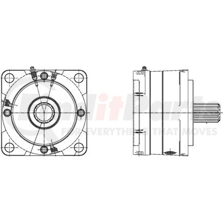 13-552-006 by MICO - D-Mount Multiple Disc Brakes - Modular Design