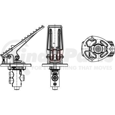 06-466-103 by MICO - Air Brake Spring Brake Modulating Valve - Pedal Modulating Valve