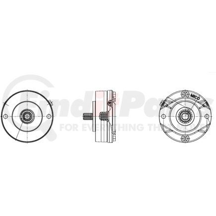 13-100-012 by MICO - B-Mount Multiple Disc Brakes - Narrow Design