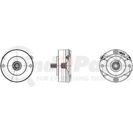 13-100-002 by MICO - B-Mount Multiple Disc Brakes - Narrow Design