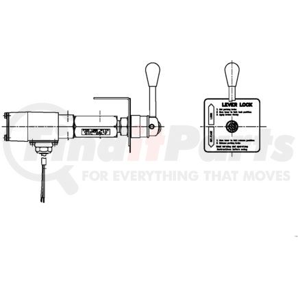 02-640-124 by MICO - Air Brake Lock - Lever Lock