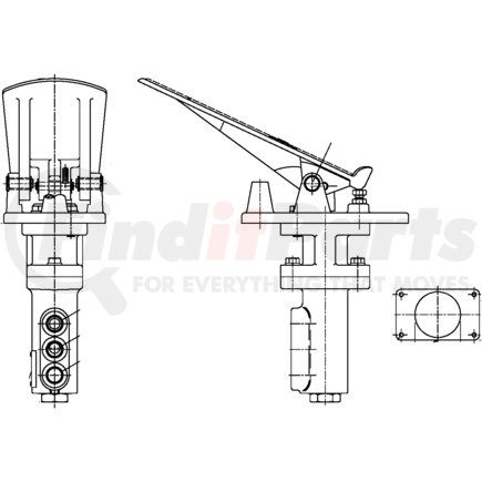 03-460-328 by MICO - Air Brake Spring Brake Modulating Valve - Reverse Modulating Valve