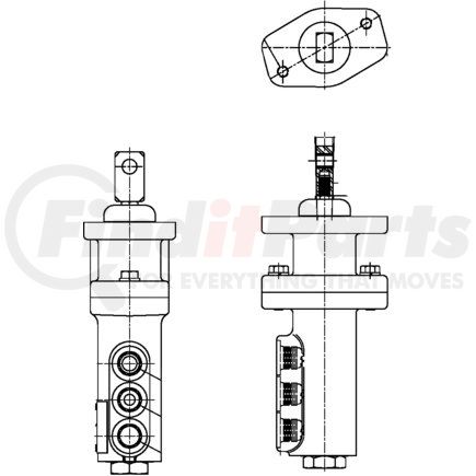 20-100-320 by MICO - Air Brake Spring Brake Modulating Valve - Demodulating Valve