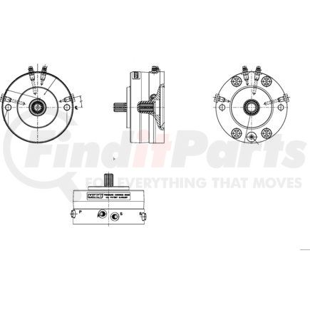 02-556-400 by MICO - Multiple Disc Brake