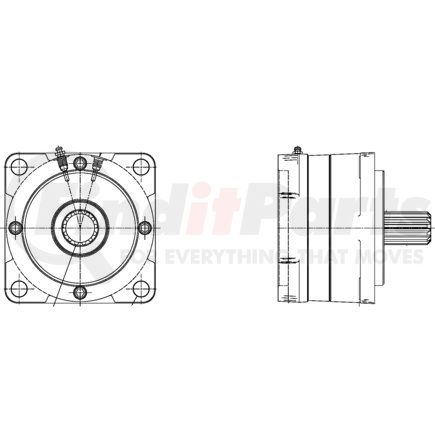 13-552-008 by MICO - D-Mount Multiple Disc Brakes - Modular Design