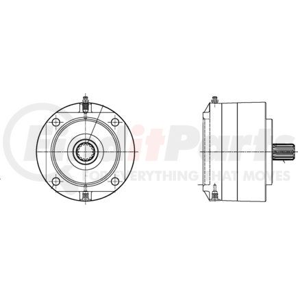 13-547-082 by MICO - C-Mount Multiple Disc Brakes - Modular Design