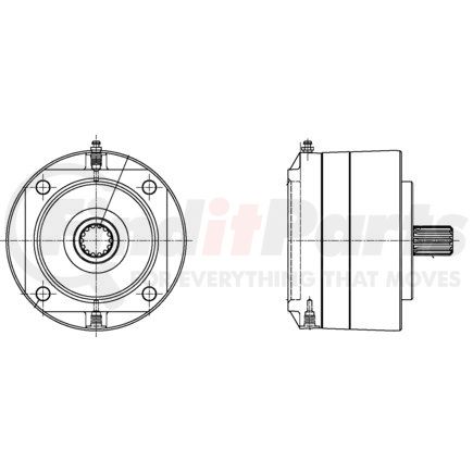 13-547-030 by MICO - C-Mount Multiple Disc Brakes - Modular Design