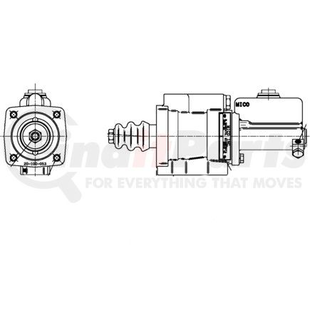 02-460-246 by MICO - Hydraulic Power Brake Flow Control Valve - 2-Fluid Power Brake Valve