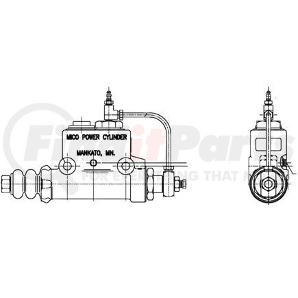 03-020-491 by MICO - Brake Master Cylinder