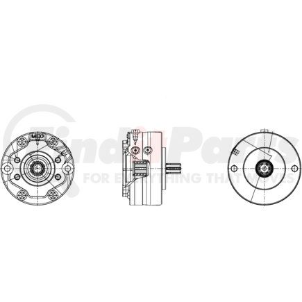 02-556-364 by MICO - B-Mount Multiple Disc Brakes - Narrow Design