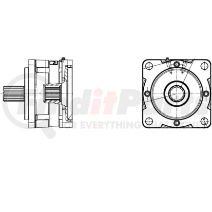 13-552-108 by MICO - 3D-131316-D MULTIPLE DISC BRAKE