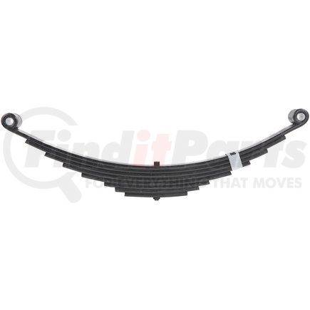 US-1091 by DAYTON PARTS - Utility Spring - Type EE (Eye/Eye), 8 Leaves, 14" Length, 1.75" Width, 4000 lbs. Capacity