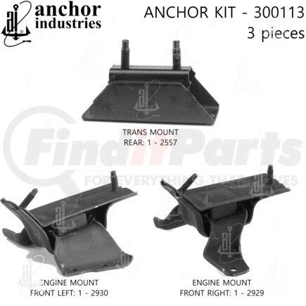 300113 by ANCHOR MOTOR MOUNTS - ENGINE MNT KIT