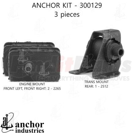 300129 by ANCHOR MOTOR MOUNTS - ENGINE MNT KIT
