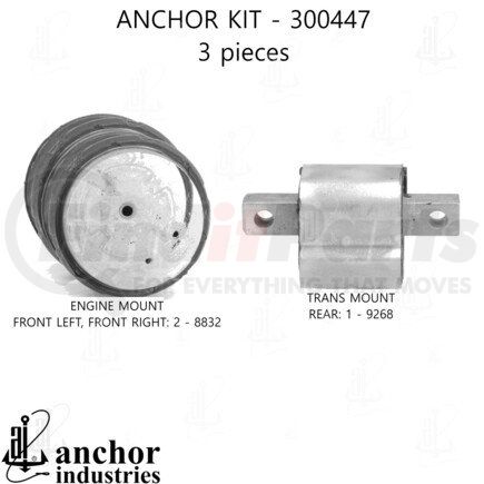 300447 by ANCHOR MOTOR MOUNTS