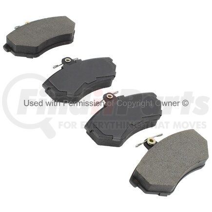 1003-0780M by MPA ELECTRICAL - Quality-Built Black Series Semi-Metallic Brake Pads w/ Hardware