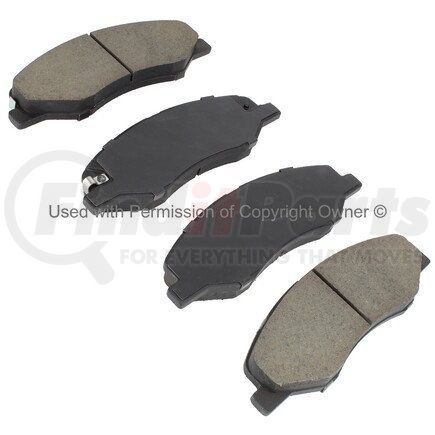 1003-2089C by MPA ELECTRICAL - Quality-Built Black Series Ceramic Brake Pads w/ Hardware