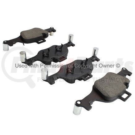 1003-2060M by MPA ELECTRICAL - Quality-Built Black Series Semi-Metallic Brake Pads w/ Hardware