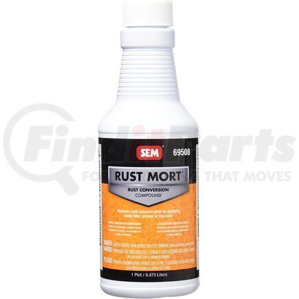 69508 by SEM PRODUCTS - Rust Mort™ - Rust Conversion Compound, Green, 1 Pint Bottle