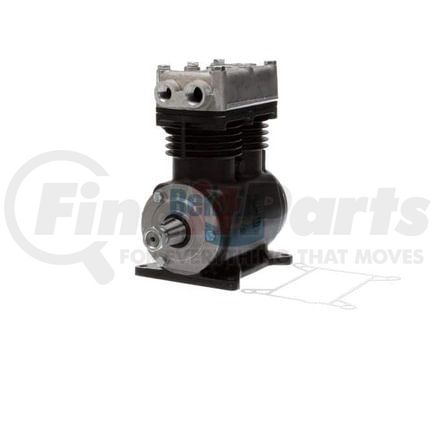 KZ1087/4N by BENDIX - Air Brake Compressor - New, (2W440R)