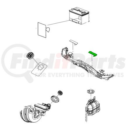 68406502AA by MOPAR - Emission Label - For 2019 Jeep Cherokee