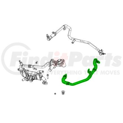 68298443AB by MOPAR - Engine Coolant Hose