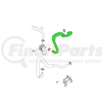 68329063AA by MOPAR - Turbocharger Wastegate Hose - For 2017-2019 Fiat 124 Spider