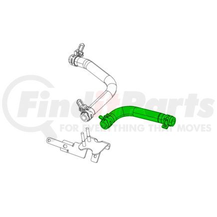 68363178AB by MOPAR - Differential Pressure Hose - Upstream, For 2019-2023 Ram