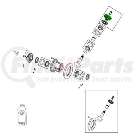 68455328AA by MOPAR - Differential Pinion Flange - For 2019-2023 Ram