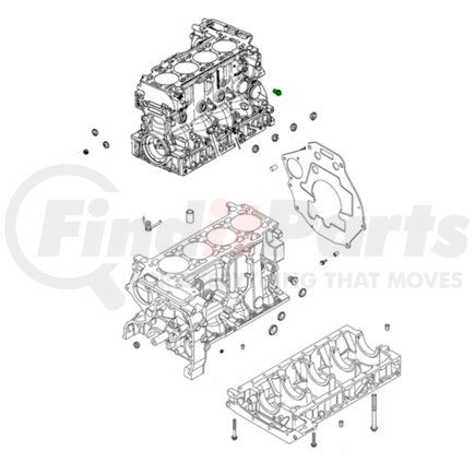 68132581AA by MOPAR - Engine Oil Filter Housing Bolt - Hex, For 2014-2017 Ram